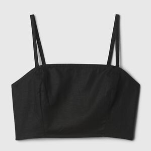 NWOT GAP lined Black Textured Top